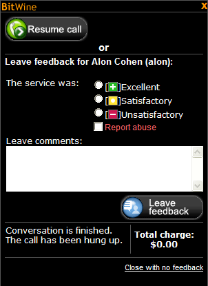 client leave review